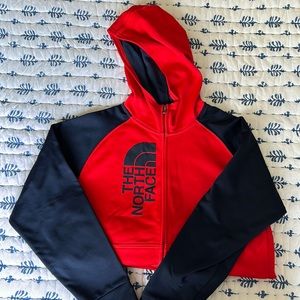 North Face Boys zip up sweatshirt with Hoodie - Boys Large (14-16) - NWOT